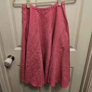 Ralph Lauren 100% Linen A-line Circle Skirt